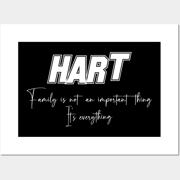 Hart Second Name, Hart Family Name, Hart Middle Name Wall Art by JohnstonParrishE8NYy
